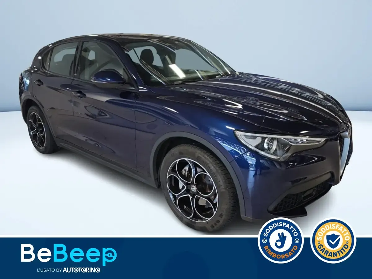 Usata Alfa Romeo Stelvio Super 160 CV (117 kW) 2020 Blu metallizzato SUV
