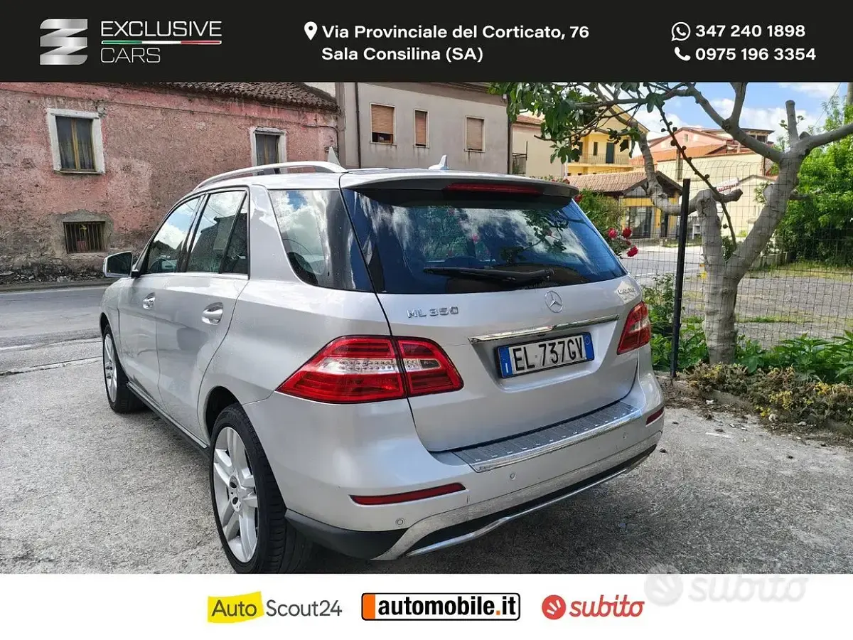 Usata Mercedes ML350 258 CV (189 kW) 2012 Argento SUV