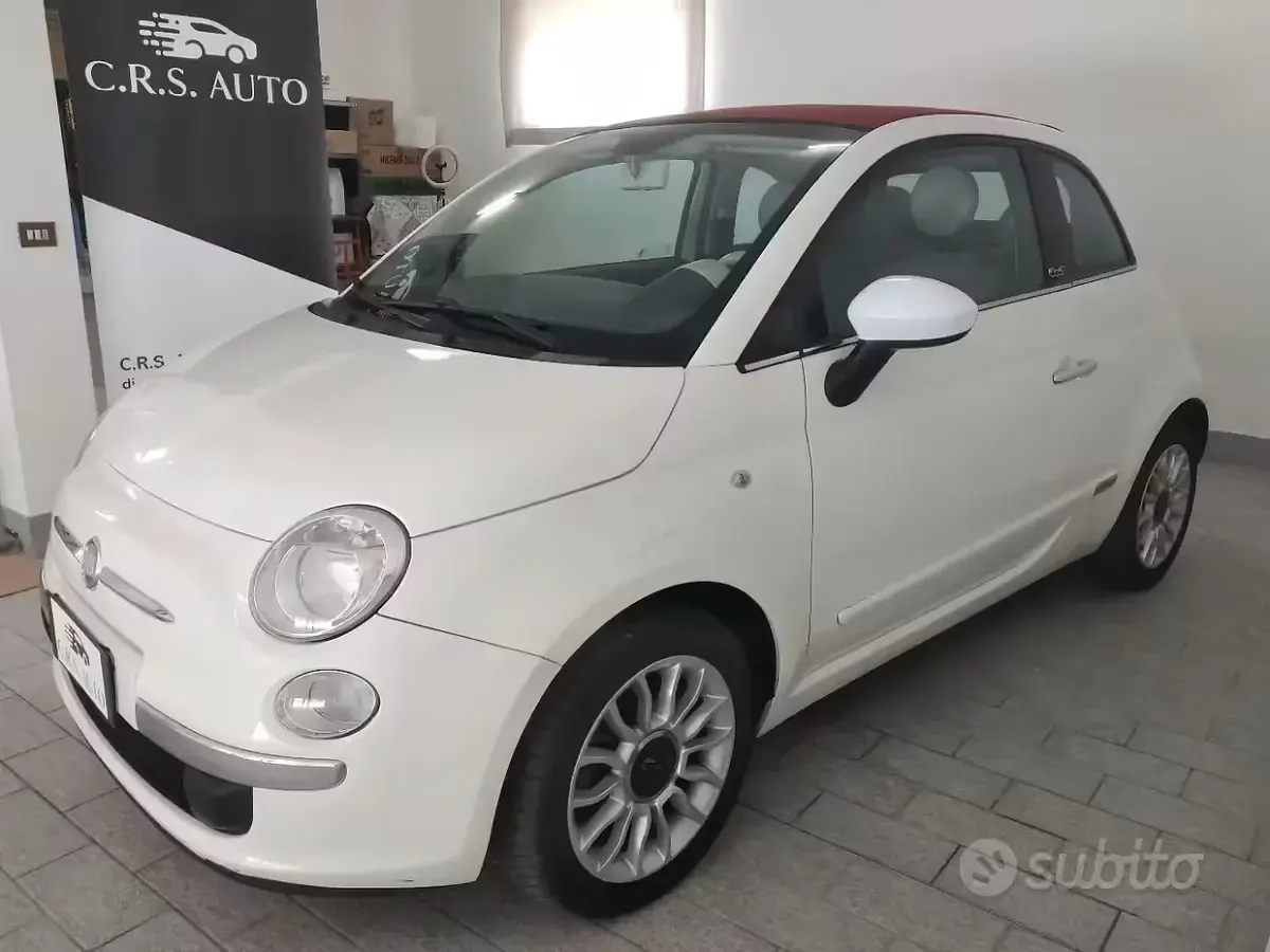 Usata Fiat 500 69 CV (50 kW) 2012 Bianco Cabrio