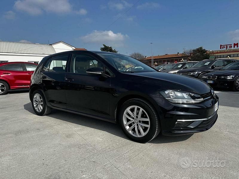 Usata VW Golf VII Business 110 CV (80 kW) 2017 Nero Berlina