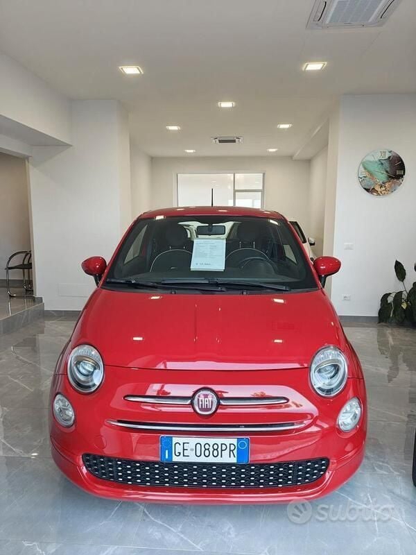 Usata Fiat 500 70 CV (51 kW) 2021 Rosso Berlina