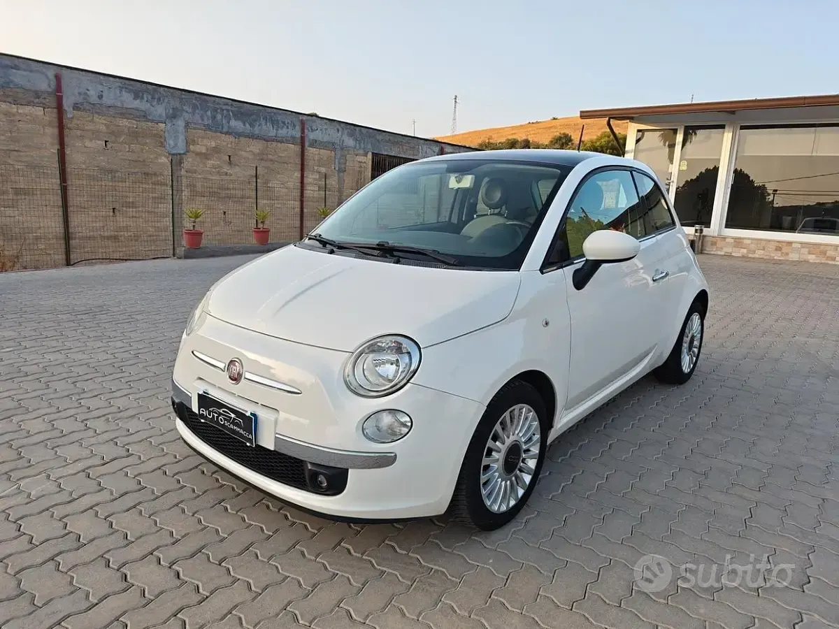 Usata Fiat 500 Lounge 69 CV (50 kW) 2014 Bianco Berlina