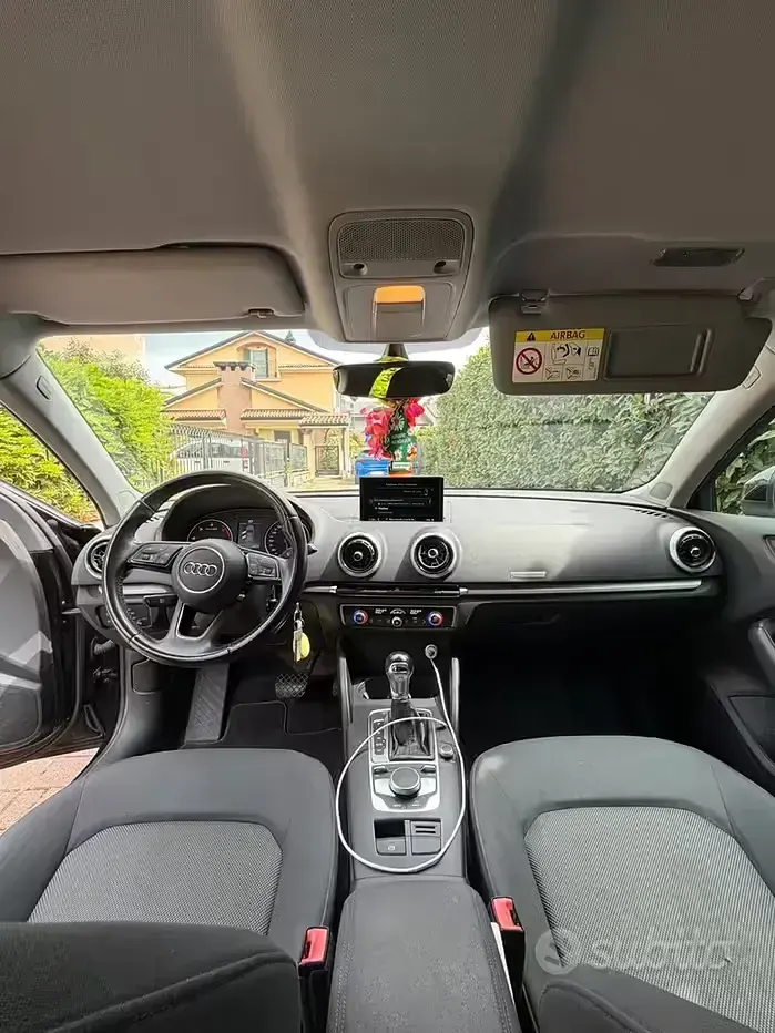Usata Audi A3 Ambiente 150 CV (110 kW) 2016 Nero Berlina