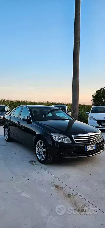 Usata Mercedes C220 Classic 170 CV (125 kW) 2007 Giallo Berlina