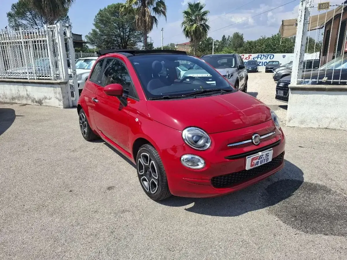 Usata Fiat 500C Dolcevita 69 CV (50 kW) 2022 Rosso Cabrio