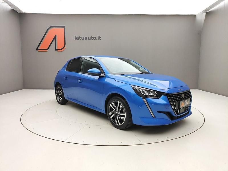 Usata Peugeot 208 Allure 101 CV (74 kW) 2022 Blu Utilitaria