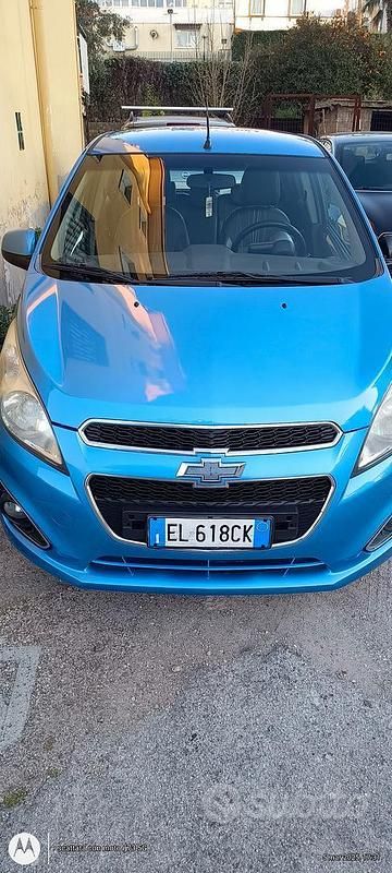 Usata Chevrolet Spark LS 68 CV (50 kW) 2012 Blu Utilitaria