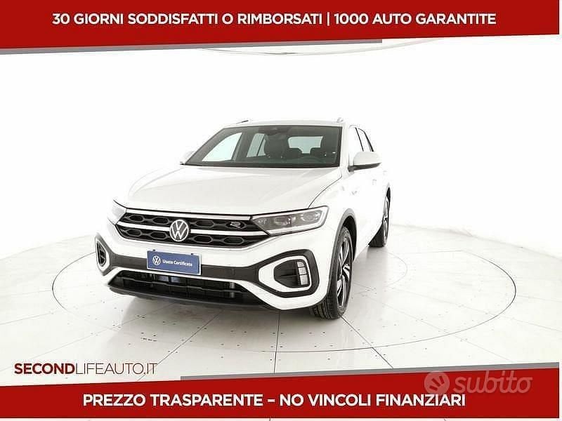 Usata VW T-Roc R-line 110 CV (80 kW) 2022 Bianco SUV