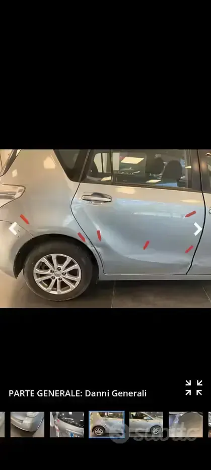 Usata Toyota Verso 2012 Grigio Monovolume