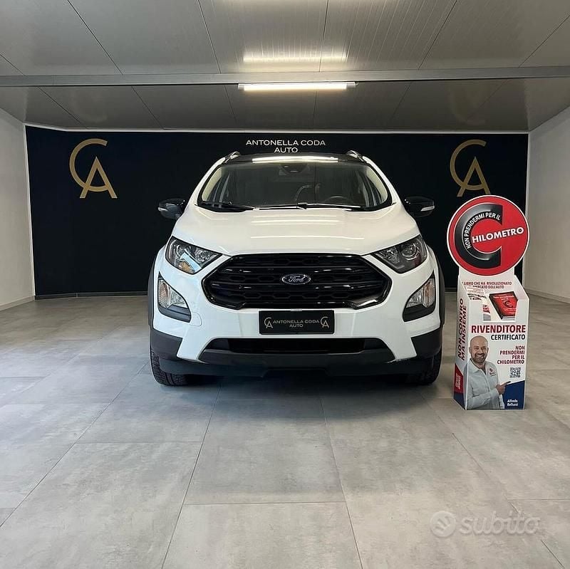 Bianco Usata 2022 Ford Ecosport Active SUV | 14.900 € (Buon prezzo) - Immagine 1/4