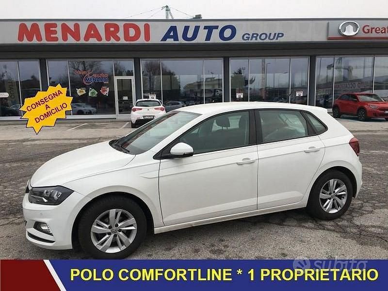 Usata VW Polo Comfortline 75 CV (55 kW) 2018 Bianco Berlina