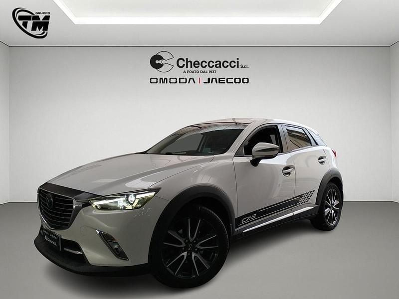 Usata Mazda CX-3 Exceed 105 CV (77 kW) 2018 Bianco SUV