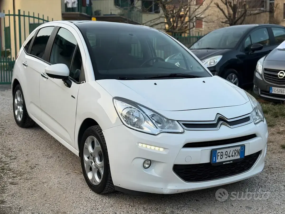 Usata Citroën C3 Exclusive 82 CV (60 kW) 2016 Bianco Berlina