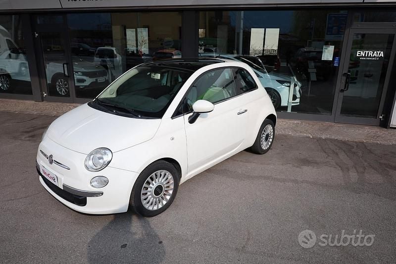 Usata Fiat 500 Lounge 69 CV (50 kW) 2012 Bianco Berlina