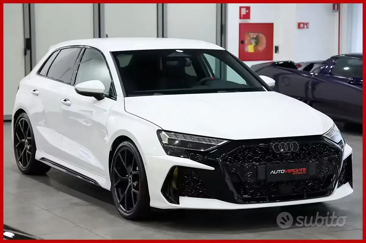 Usata Audi RS3 Comfort 400 CV (294 kW) 2025 Bianco Berlina