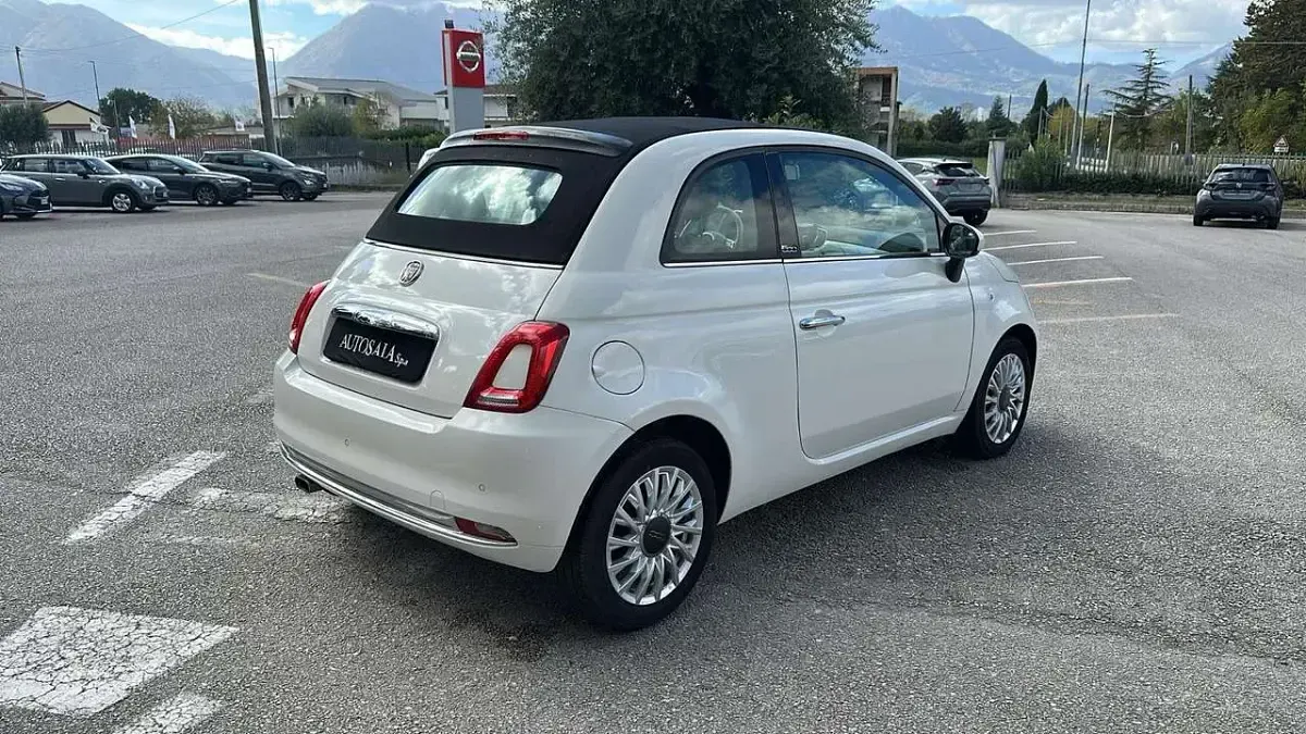 Usata Fiat 500 Lounge 69 CV (50 kW) 2019 Bianco Utilitaria