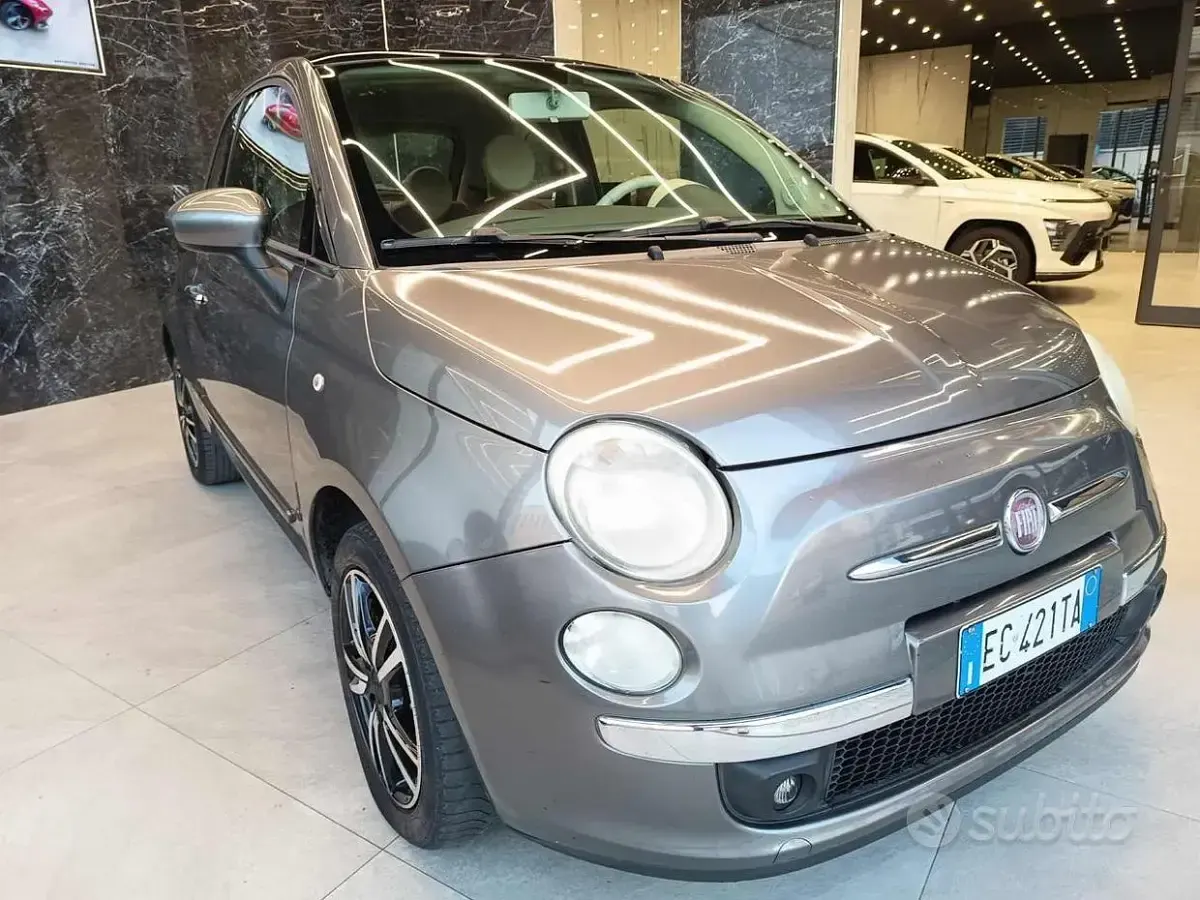 Usata Fiat 500 Sport 69 CV (50 kW) 2010 Grigio Utilitaria