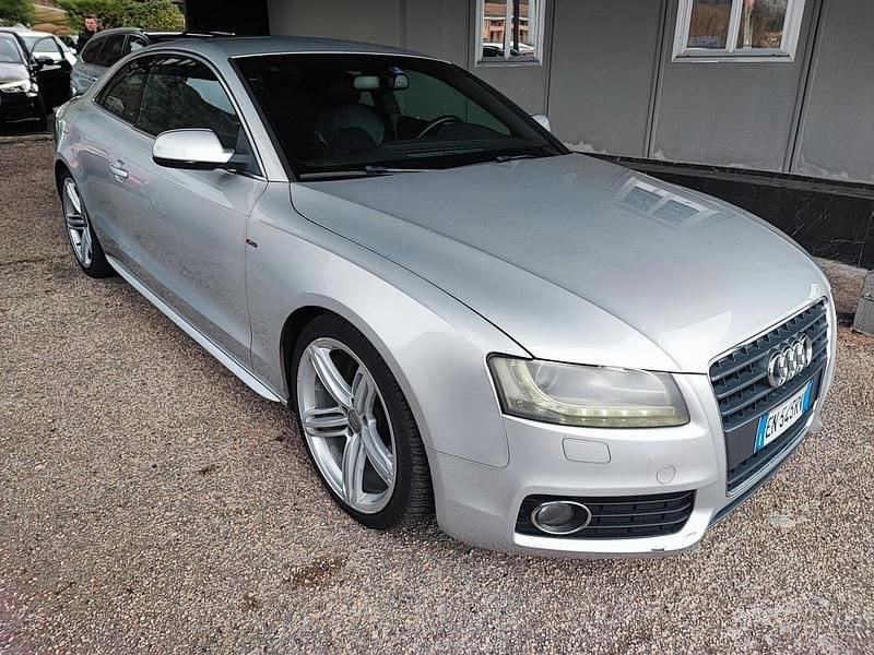 Usata Audi A5 S-Line 190 CV (139 kW) 2010 Argento Coupé