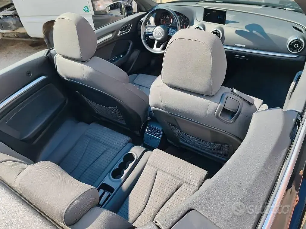 Usata Audi A3 Cabriolet 110 CV (80 kW) 2016 Nero Cabrio