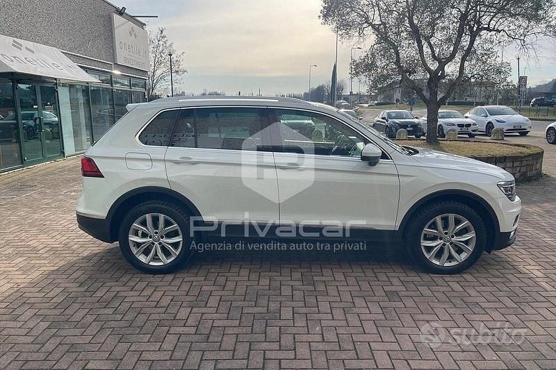Usata VW Tiguan Executive 190 CV (139 kW) 2017 Bianco SUV