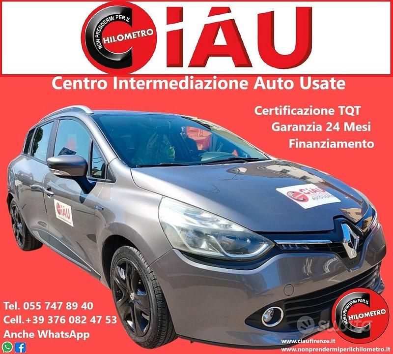 Usata Renault Clio GrandTour 90 CV (66 kW) 2015 Grigio Station wagon