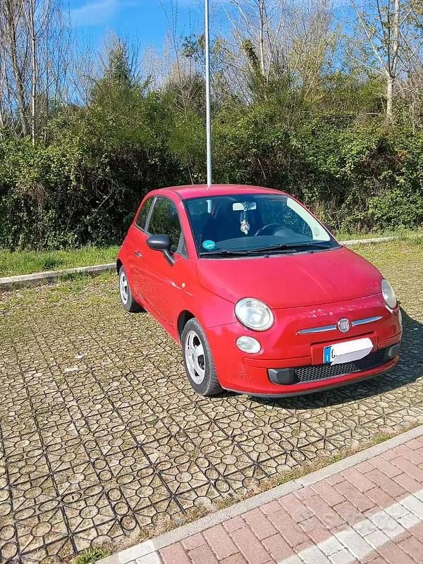 Usata Fiat 500 Pop 69 CV (50 kW) 2009 Rosso Cabrio