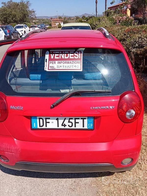 Usata Chevrolet Matiz 67 CV (49 kW) 2008 Rosso Utilitaria