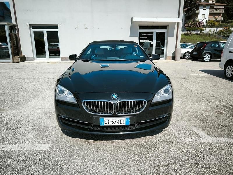 Usata BMW 640 Cabriolet 313 CV (230 kW) 2013 Nero Cabrio