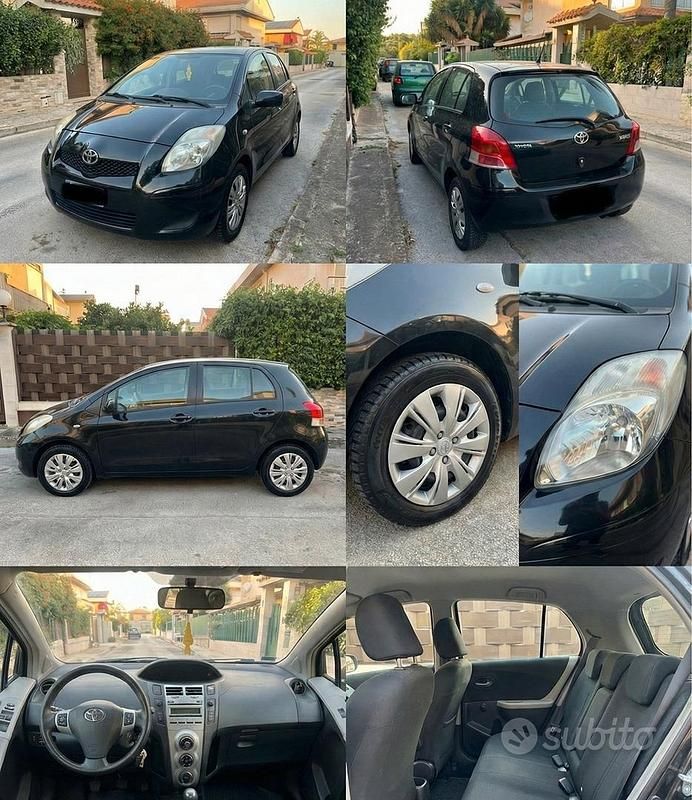 Usata Toyota Yaris 2009 Nero Utilitaria