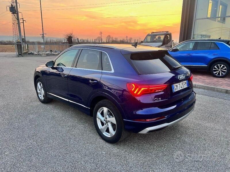 Usata Audi Q3 Advanced 150 CV (110 kW) 2023 Blu SUV