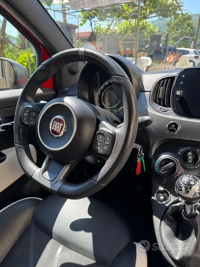 Usata Fiat 500S 69 CV (50 kW) 2018 Rosso Utilitaria