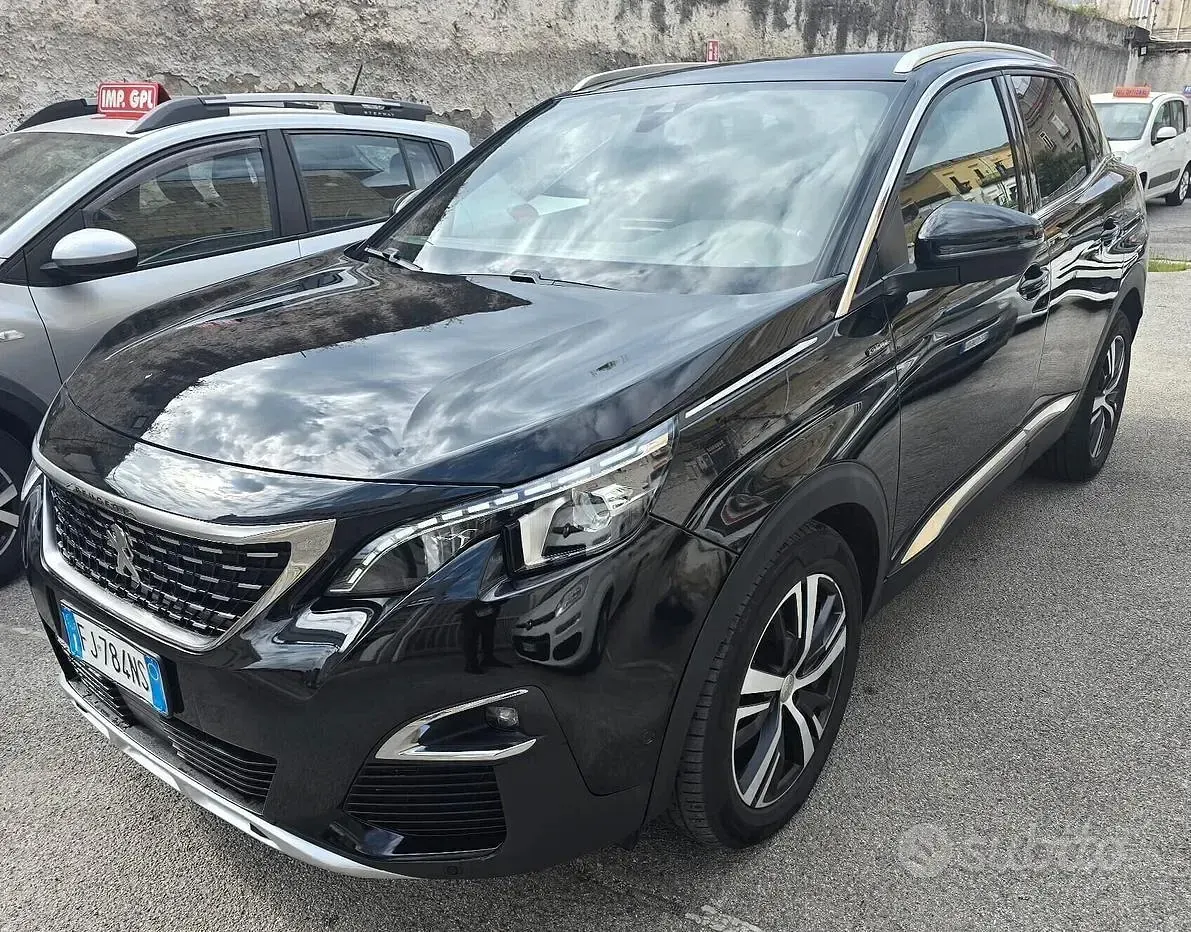 Occasion Peugeot 3008 GT-line 120 PK (88 kW) 2017 Zwart SUV