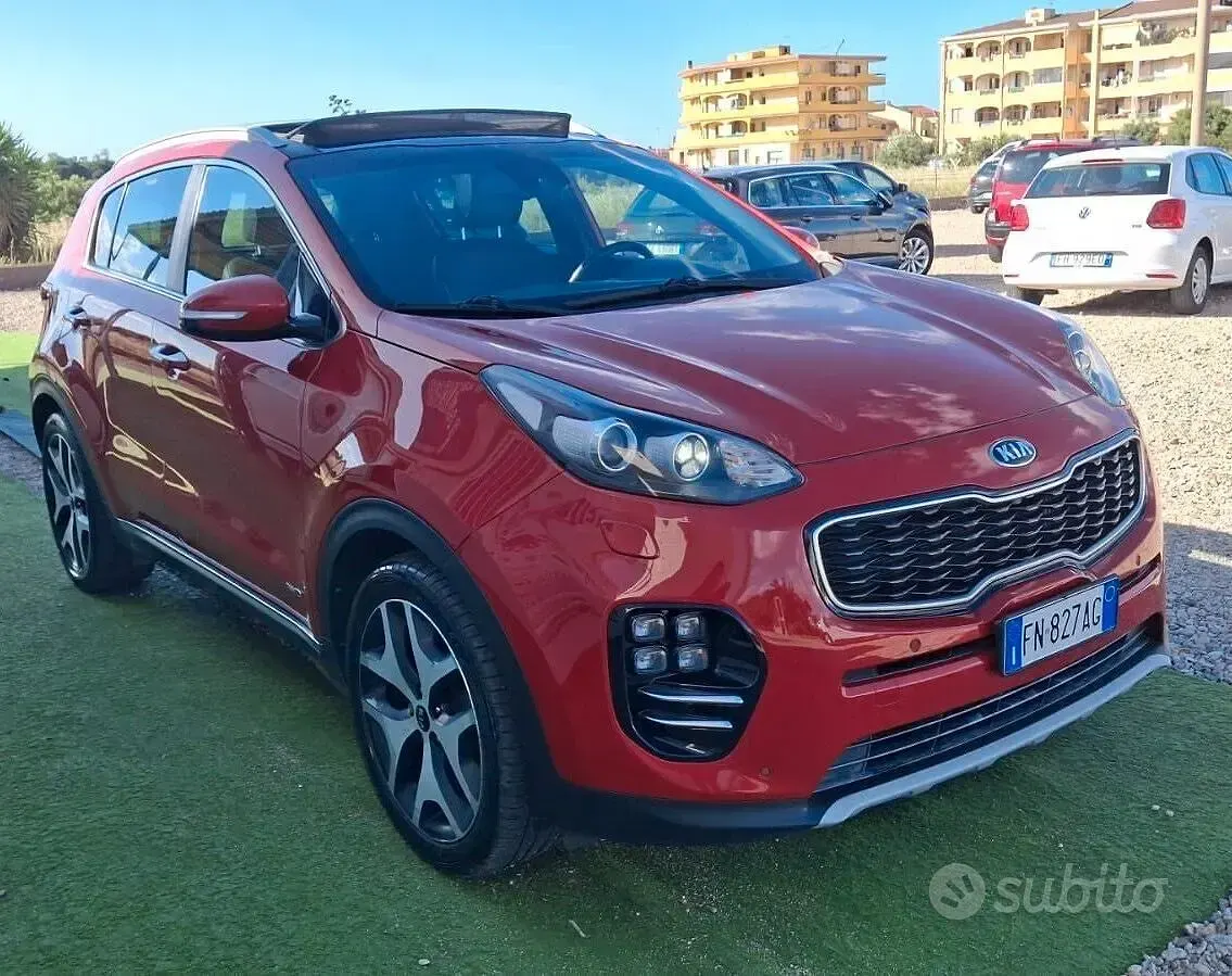 Usata Kia Sportage GT-Line 185 CV (136 kW) 2018 Rosso SUV