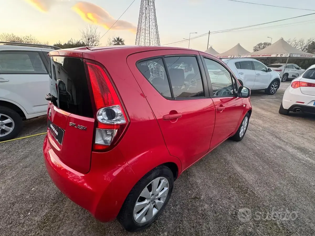Usata Suzuki Splash GLS 65 CV (47 kW) 2008 Rosso Utilitaria