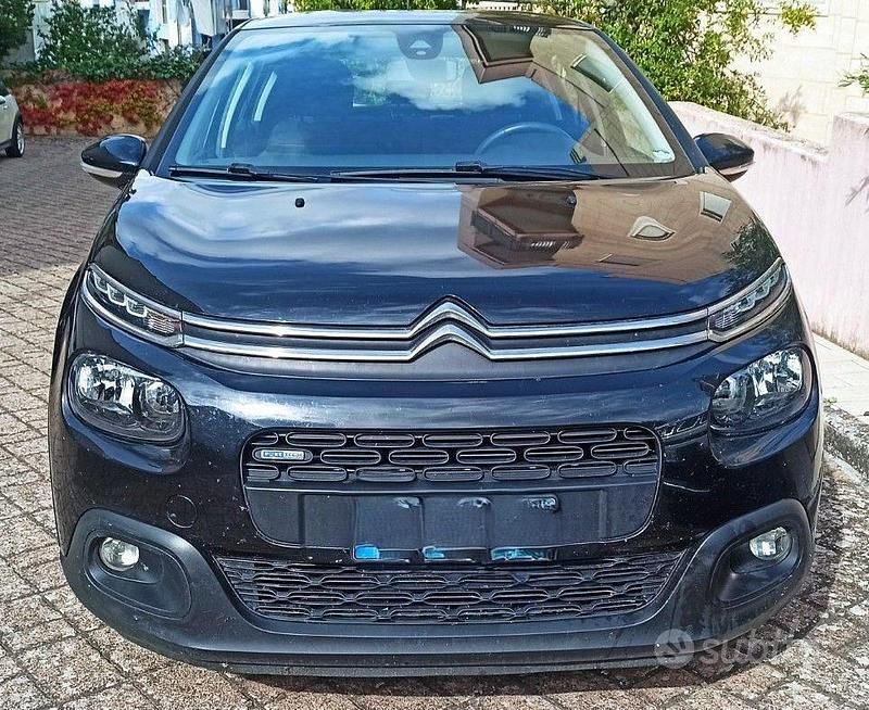 Usata Citroën C3 PureTech 82 CV (60 kW) 2017 Nero Berlina
