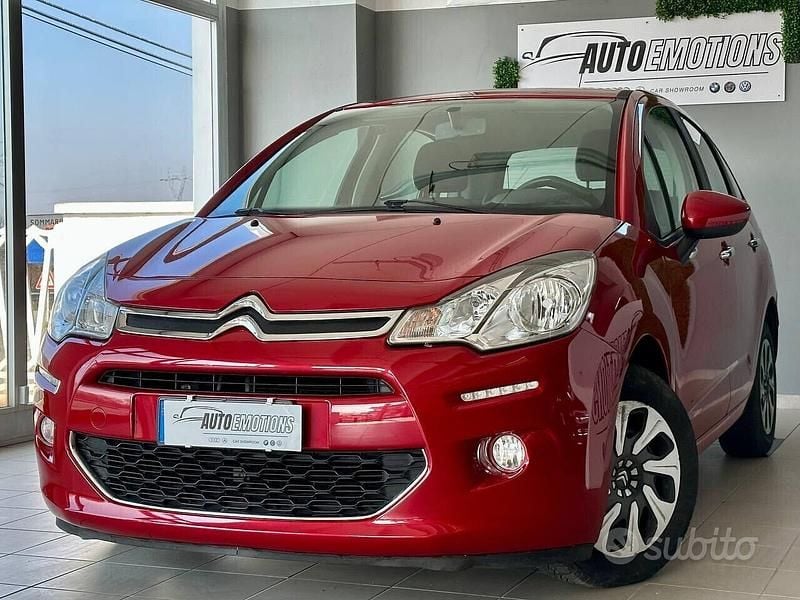 Usata Citroën C3 Exclusive 68 CV (50 kW) 2014 Rosso Berlina