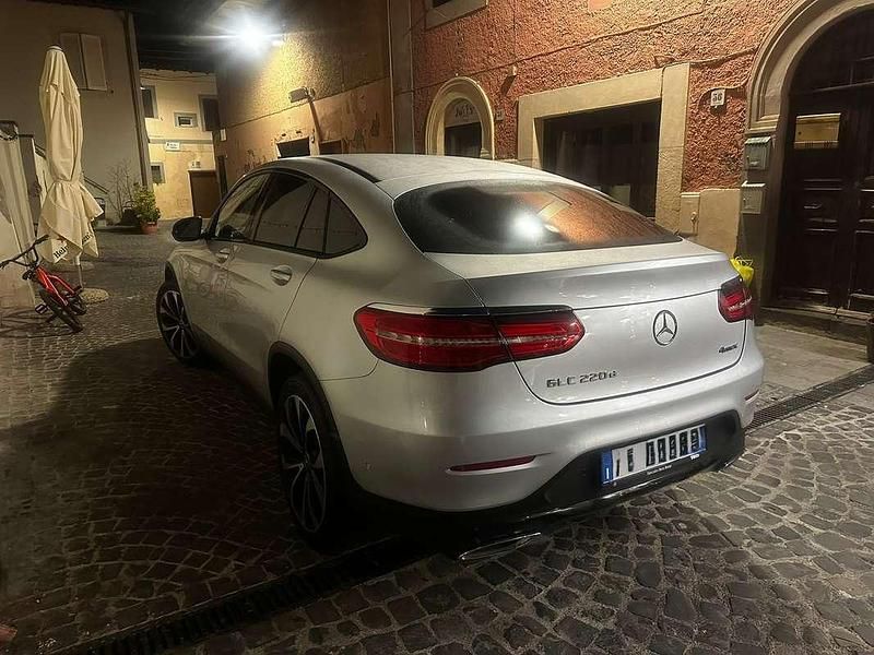 Usata Mercedes GLC220 170 CV (125 kW) 2018 Argento Coupé