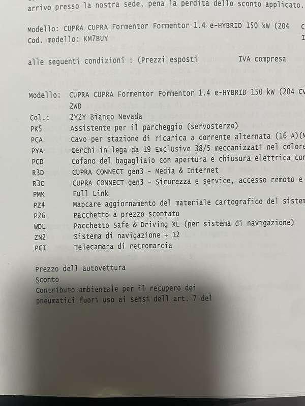 Usata Cupra Formentor 150 CV (110 kW) 2023 SUV