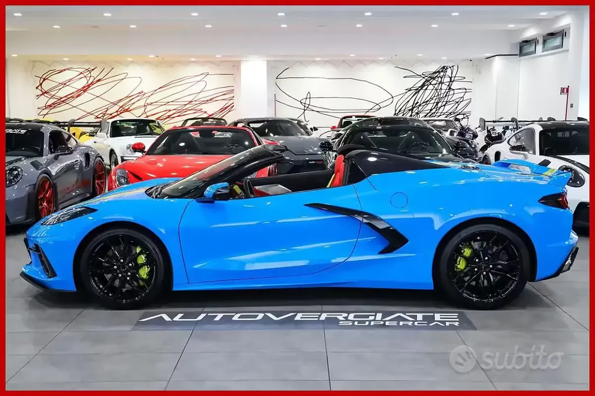 Usata Corvette C8 481 CV (353 kW) 2023 Rapid blue Cabrio