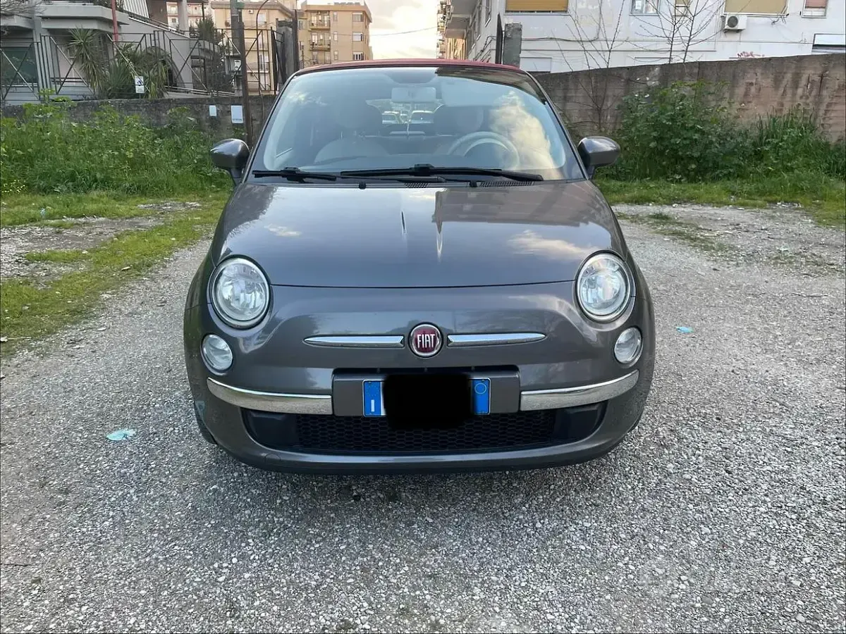 Usata Fiat 500C Lounge 69 CV (50 kW) 2015 Grigio Cabrio