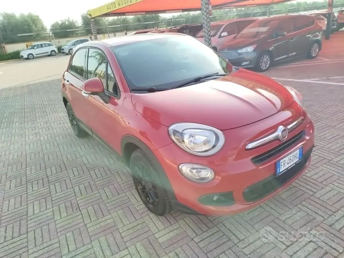 Usata Fiat 500X Lounge 120 CV (88 kW) 2018 Rosso SUV