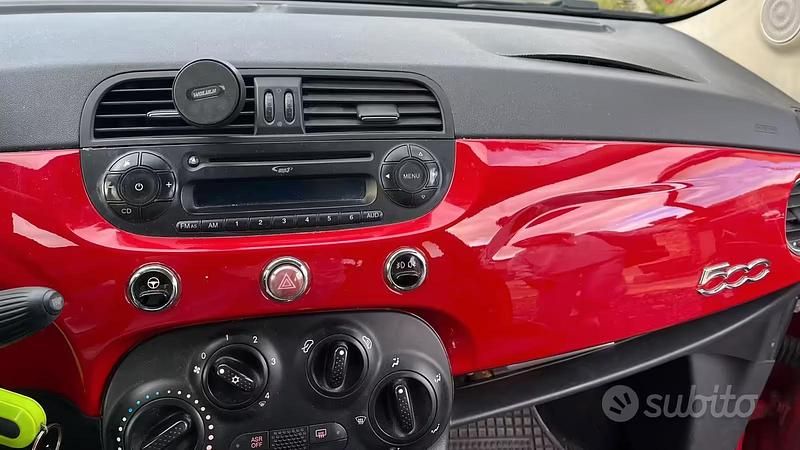 Usata Fiat Cinquecento 2008 Rosso Utilitaria