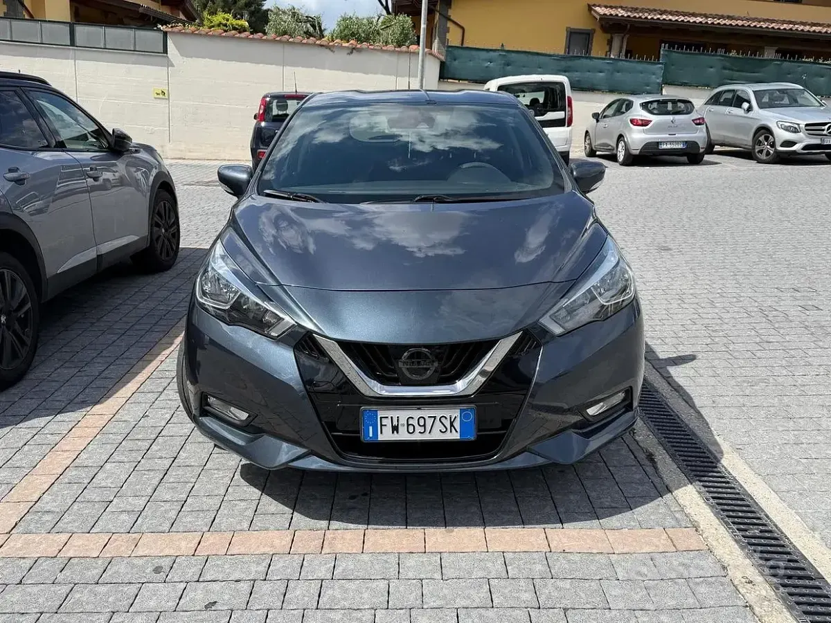 Usata Nissan Micra Acenta 71 CV (52 kW) 2019 Grigio Utilitaria