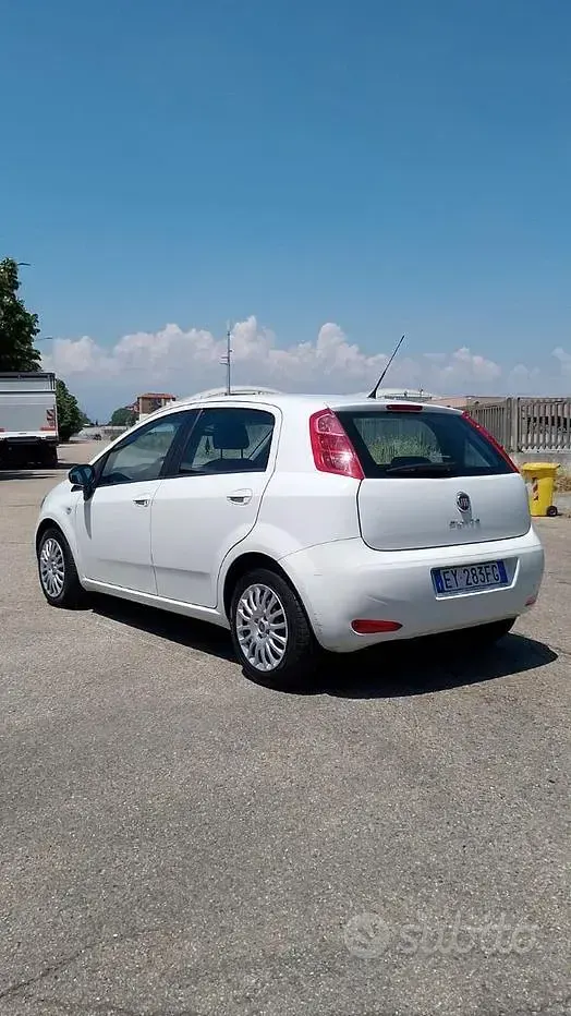 Usata Fiat Punto Evo 75 CV (55 kW) 2015 Bianco Utilitaria