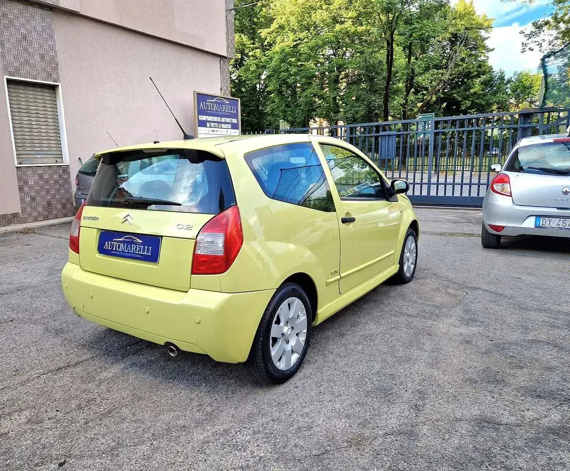 Usata Citroën C2 VTR Sport 73 CV (53 kW) 2006 Giallo Utilitaria