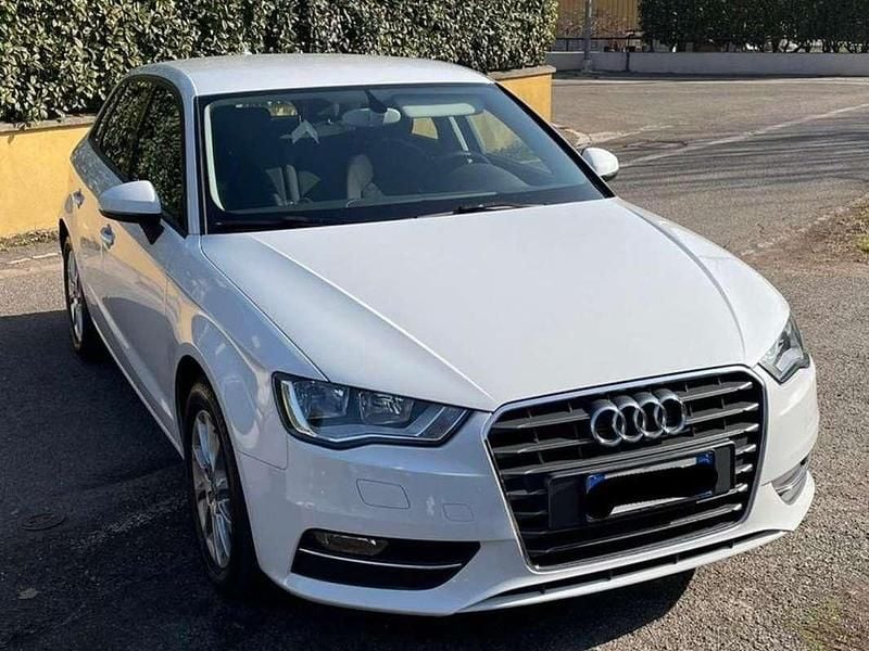 Usata Audi A3 Ambiente 110 CV (80 kW) 2015 Bianco Berlina