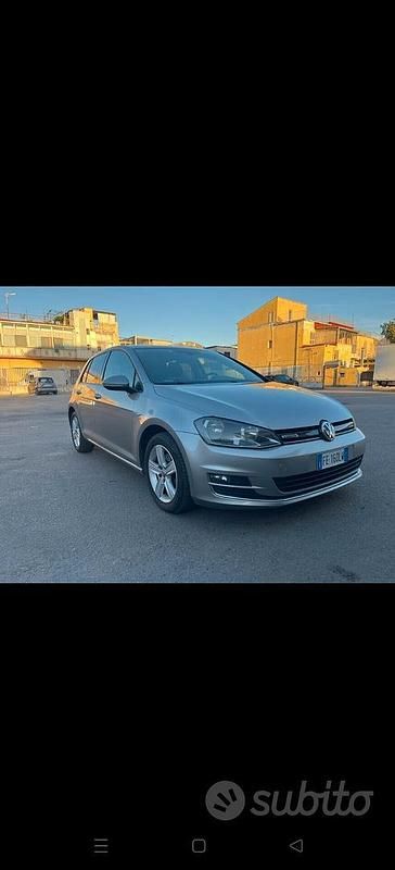 Usata VW Golf VII Highline 110 CV (80 kW) 2016 Grigio Berlina