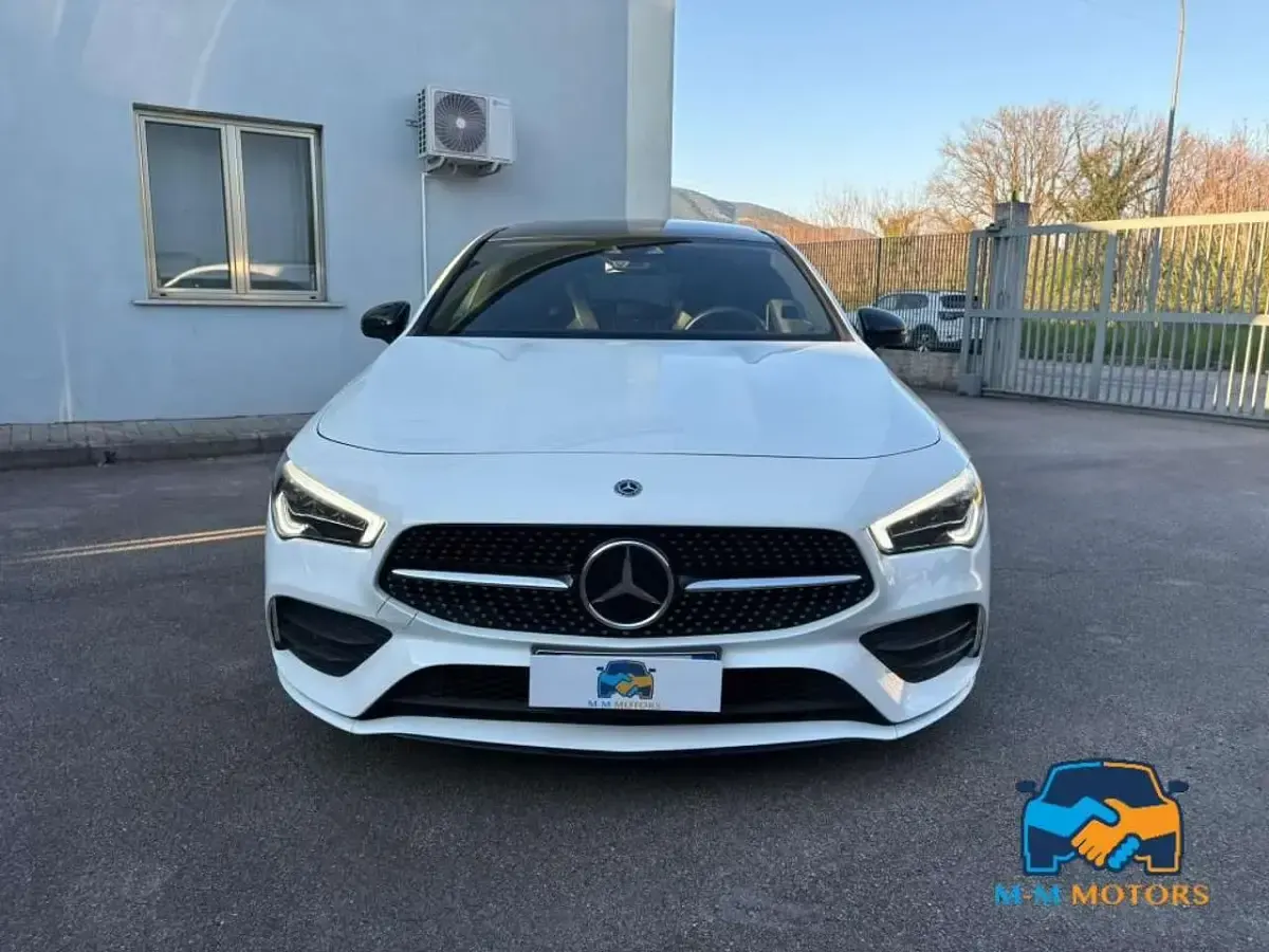 Usata Mercedes CLA200 Premium 150 CV (110 kW) 2020 Bianco Coupé