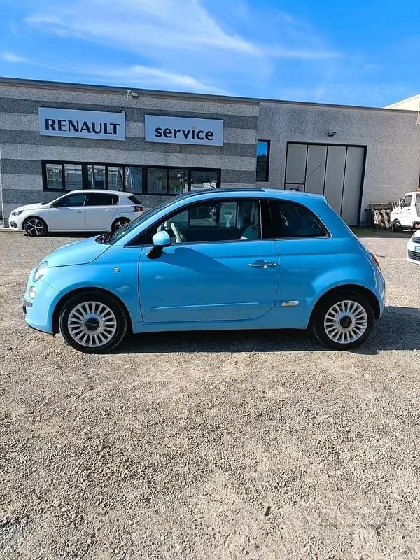Usata Fiat 500 Lounge 85 CV (62 kW) 2012 Blu Berlina