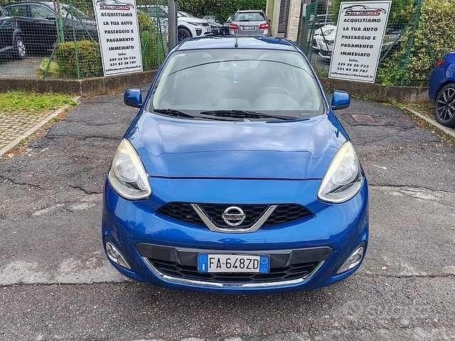 Usata Nissan Micra Tekna 80 CV (58 kW) 2015 Blu/azzurro Utilitaria